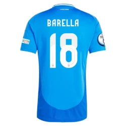 Nicolo Barella #18 Italië Voetbalshirt EK 2024 Thuistenue Heren